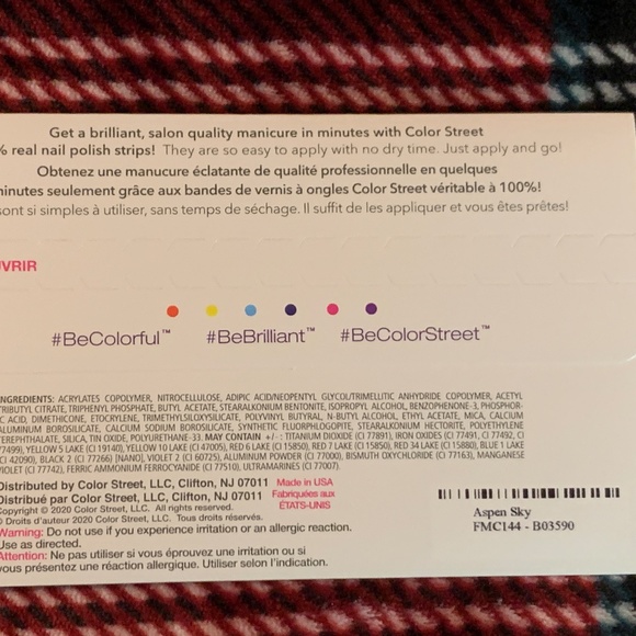 Color Street Nail Strips - Aspen Sky - Picture 2 of 2
